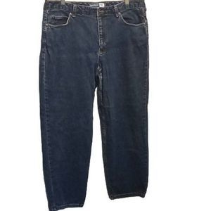 Liz Claiborne Straight Leg Five Pocket Women's Blue Jeans‎ Size P16